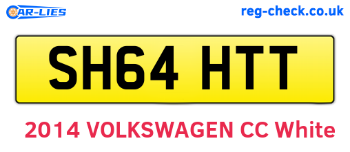 SH64HTT are the vehicle registration plates.