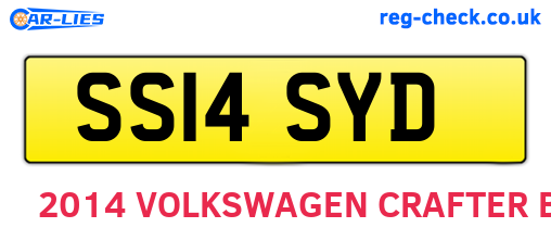 SS14SYD are the vehicle registration plates.