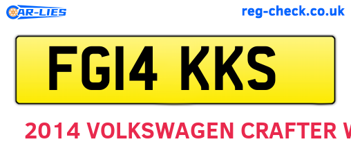 FG14KKS are the vehicle registration plates.