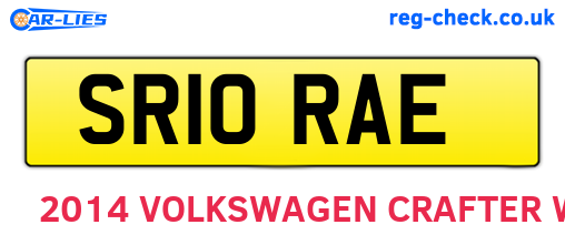 SR10RAE are the vehicle registration plates.