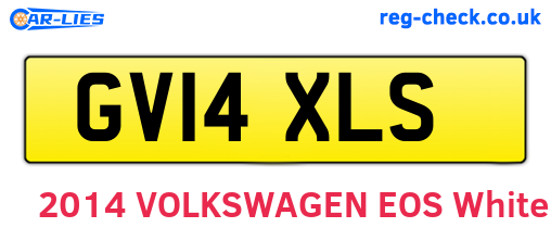 GV14XLS are the vehicle registration plates.