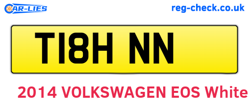 T18HNN are the vehicle registration plates.
