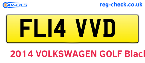 FL14VVD are the vehicle registration plates.