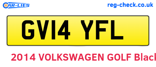 GV14YFL are the vehicle registration plates.