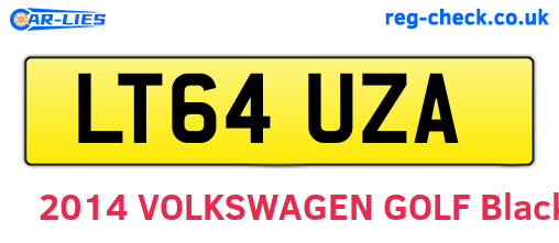 LT64UZA are the vehicle registration plates.