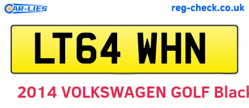 LT64WHN are the vehicle registration plates.