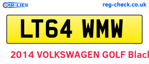 LT64WMW are the vehicle registration plates.