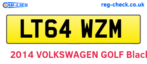 LT64WZM are the vehicle registration plates.