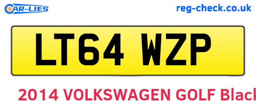 LT64WZP are the vehicle registration plates.