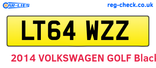 LT64WZZ are the vehicle registration plates.