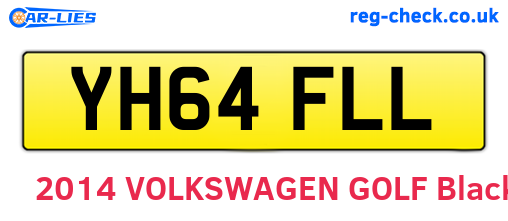 YH64FLL are the vehicle registration plates.