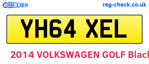 YH64XEL are the vehicle registration plates.