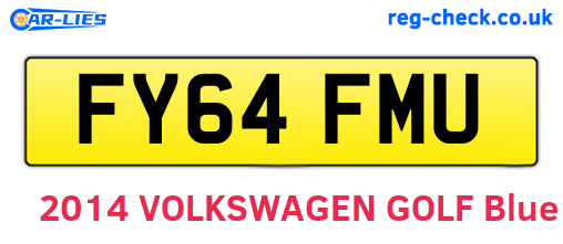 FY64FMU are the vehicle registration plates.