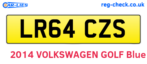 LR64CZS are the vehicle registration plates.