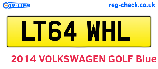 LT64WHL are the vehicle registration plates.
