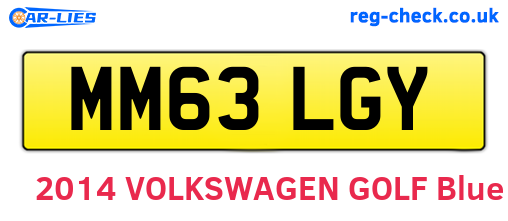 MM63LGY are the vehicle registration plates.
