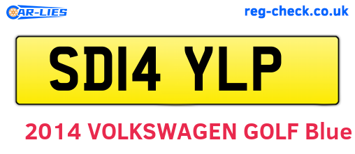 SD14YLP are the vehicle registration plates.
