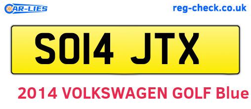 SO14JTX are the vehicle registration plates.