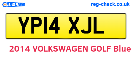 YP14XJL are the vehicle registration plates.
