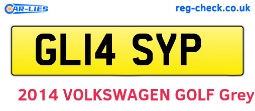 GL14SYP are the vehicle registration plates.