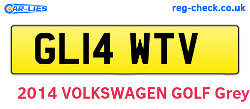GL14WTV are the vehicle registration plates.