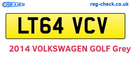 LT64VCV are the vehicle registration plates.