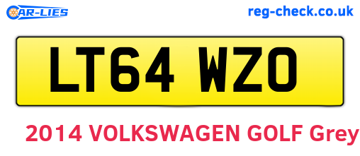LT64WZO are the vehicle registration plates.