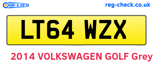 LT64WZX are the vehicle registration plates.
