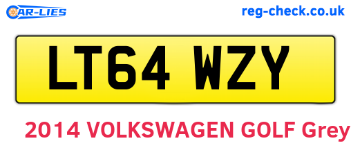 LT64WZY are the vehicle registration plates.
