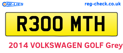 R300MTH are the vehicle registration plates.