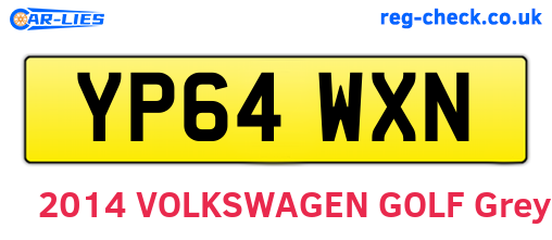 YP64WXN are the vehicle registration plates.