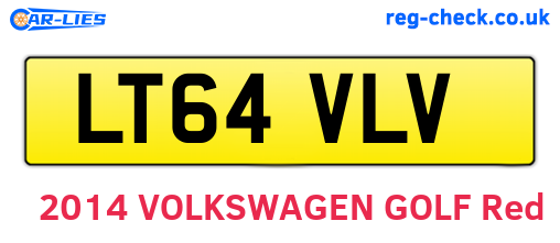 LT64VLV are the vehicle registration plates.