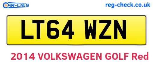 LT64WZN are the vehicle registration plates.