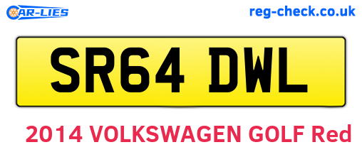 SR64DWL are the vehicle registration plates.