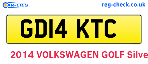 GD14KTC are the vehicle registration plates.