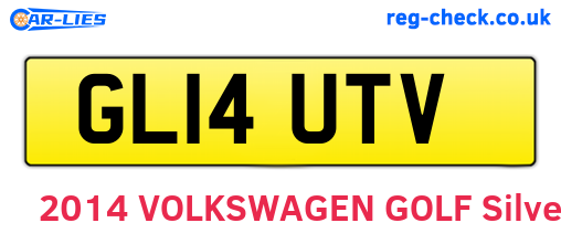 GL14UTV are the vehicle registration plates.