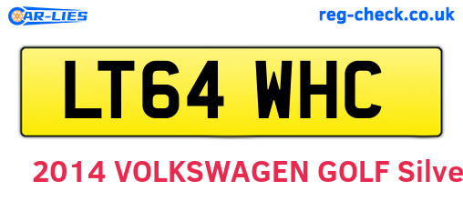 LT64WHC are the vehicle registration plates.