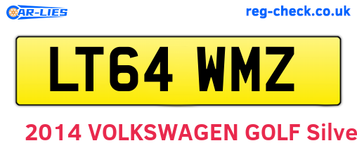 LT64WMZ are the vehicle registration plates.