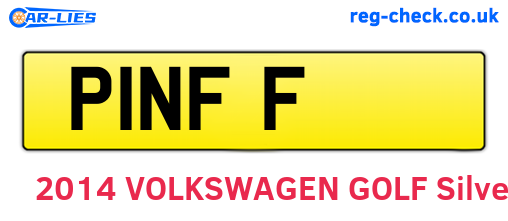P1NFF are the vehicle registration plates.