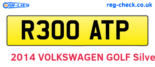 R300ATP are the vehicle registration plates.