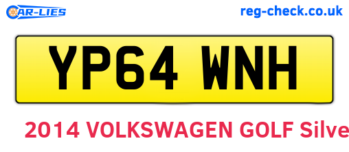 YP64WNH are the vehicle registration plates.