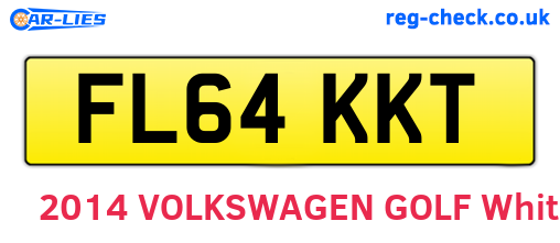 FL64KKT are the vehicle registration plates.