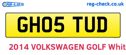 GH05TUD are the vehicle registration plates.