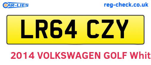 LR64CZY are the vehicle registration plates.