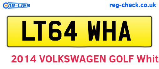 LT64WHA are the vehicle registration plates.