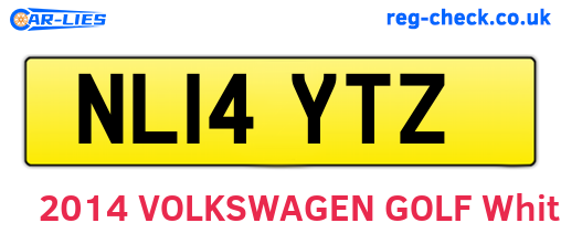 NL14YTZ are the vehicle registration plates.