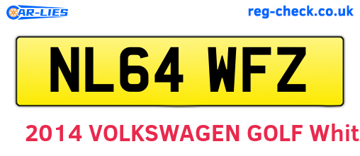 NL64WFZ are the vehicle registration plates.