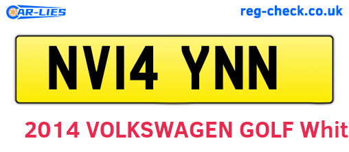 NV14YNN are the vehicle registration plates.