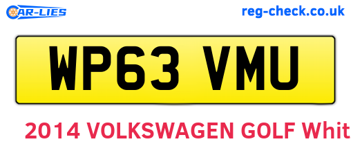 WP63VMU are the vehicle registration plates.