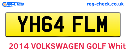 YH64FLM are the vehicle registration plates.
